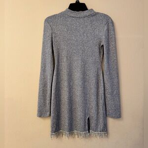 NWT Zara grey dress rhinestones sz S